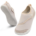 Women Men Shoes Wide Slip On Walking Shoes Diabetic Friendly Apricot