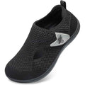 Leisfit Women Slippers Wide Width Indoor Outdoor Slippers Diabetic Friendly Black
