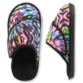 Leisfit Women's Corduroy Adjustable Memory Foam Slippers Slides Colorful