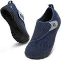 Women Men Shoes Wide Slip On Walking Shoes Diabetic Friendly Navy Blue