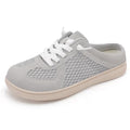 Mules for Women Wide Slip-on Shoes Comfortable Backless Walking Shoes with Removable Sole Apricot