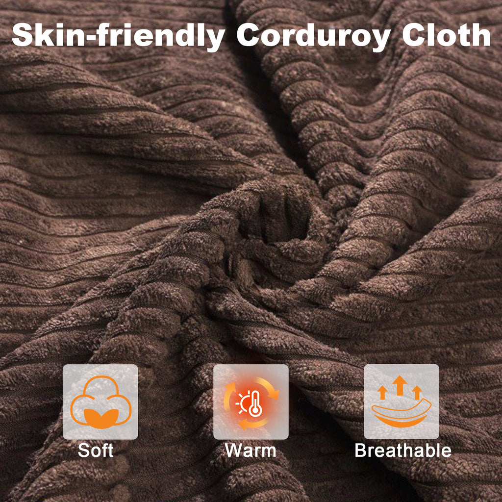 Leisfit Women Memory Foam  House Slippers Brown