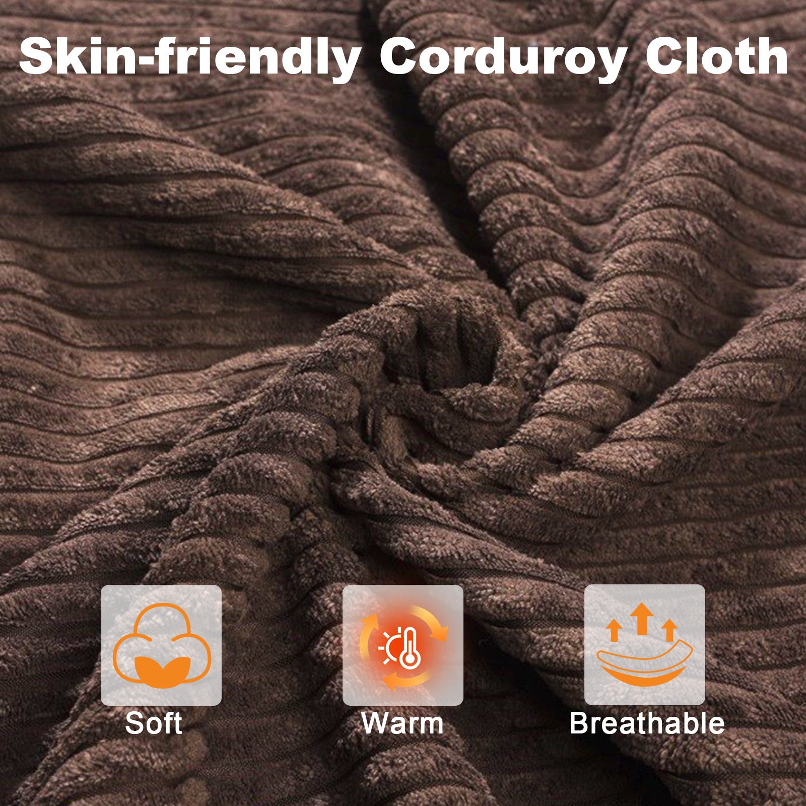 Leisfit Women Memory Foam  House Slippers Brown