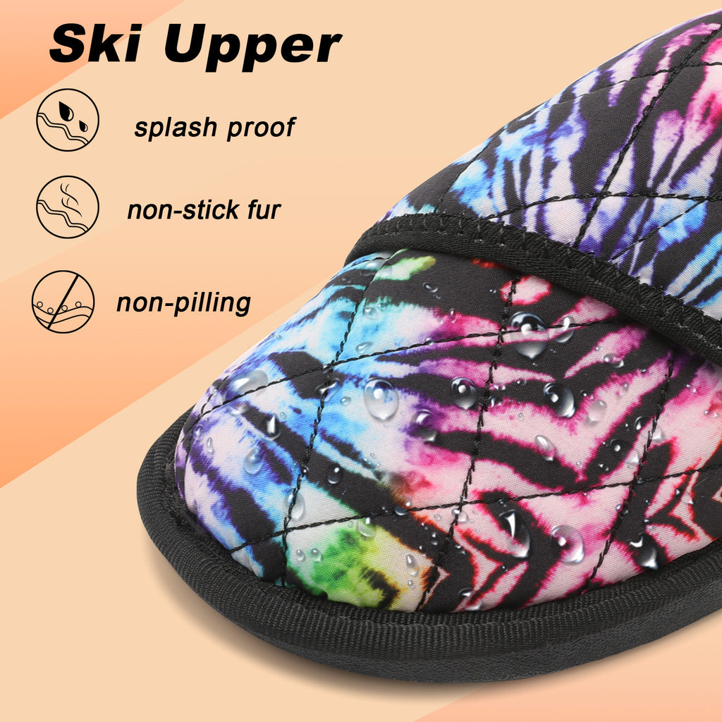 Leisfit Women Memory Foam  House Slippers Colorful