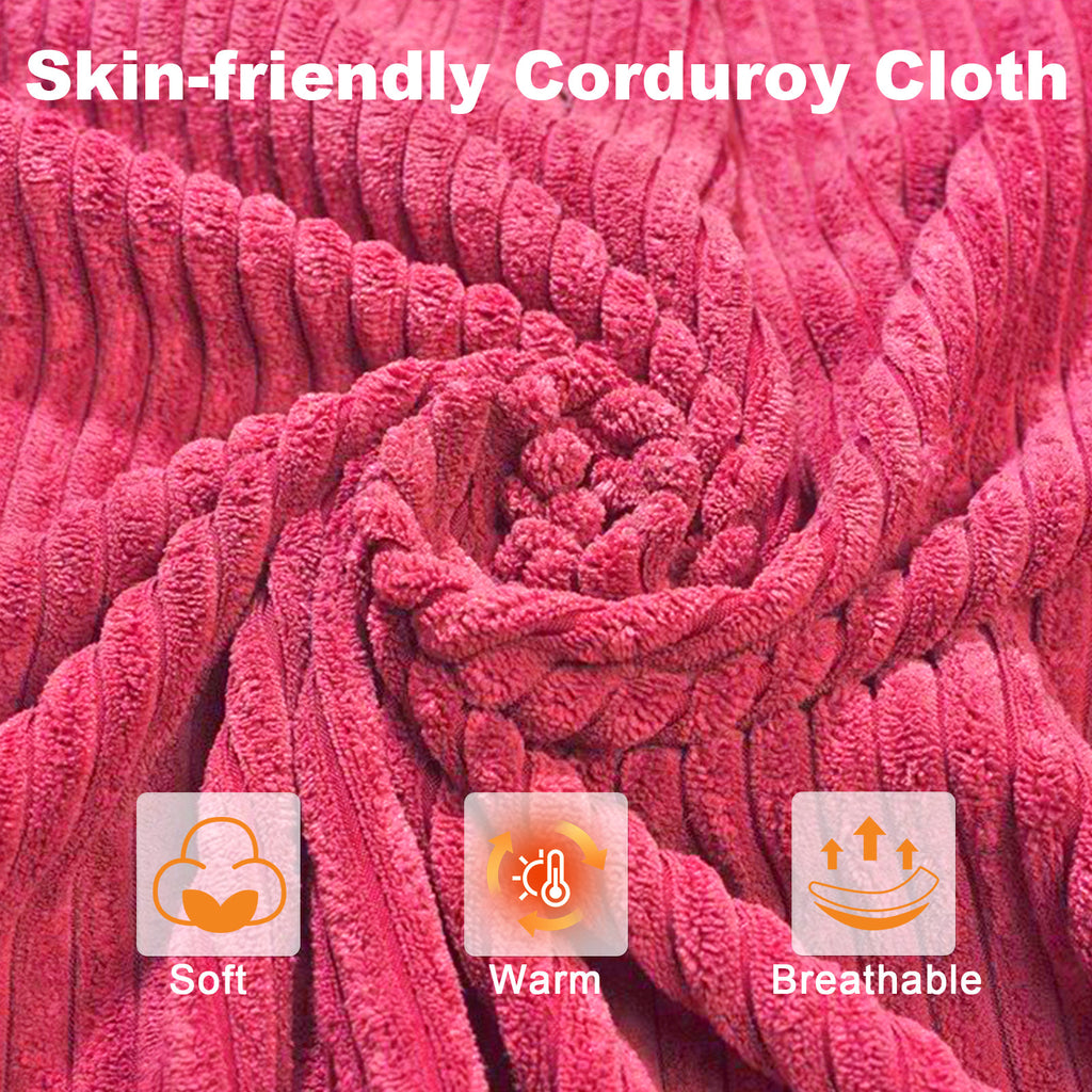 Leisfit Women Memory Foam  House Slippers Rose Pink